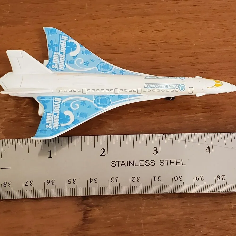 Vintage Matchbox Skybusters Die-cast Concorde Supersonic Jet Hypersonic Tours